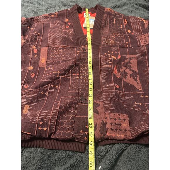 Nike x Naomi Osaka Jacquard Jacket Burgundy Crush FV7795-652 - Women's Size M - Picture 7 of 8